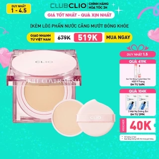 [Mesh glow/ High glow] Phấn Nước Căng Mướt Da Clio Kill Cover Cushion SPF50+ PA++++ 15g (tặng kèm lõi)