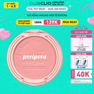 Má Hồng Peripera Pure Blushed Sunshine Cheek 4.2G