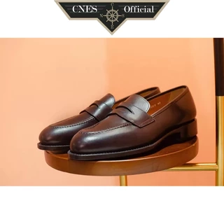 Giày Tây Nam Loafer Gồm Ba Màu Thủ Công Chất Liệu Da Bê Cao Cấp Thương Hiệu CNES (TREVI)