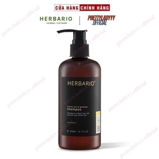 Dầu gội vỏ bưởi và bồ kết HERBARIO 300ml giảm rụng tóc, phục hồi tóc - Mỹ phẩm thuần chay