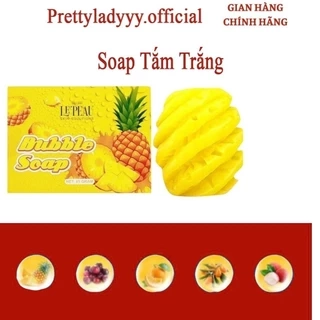 Tắm trắng thơm, xà bông tắm trắng body bubble soap, gói tắm da da - LE'PEAU
