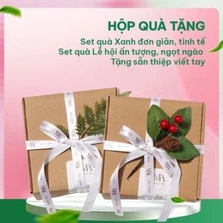 Hộp Quà Xanh Chất Liệu Giấy Kraft Thích Hợp Dùng Để Tặng Quà Người Thân, Tăng Sự Tinh Tế Và Tấm Lòng Của Người Gửi