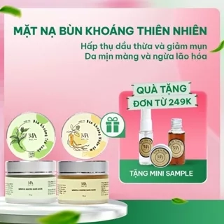 Mặt Nạ Bùn Khoáng Mộc An Giúp Giảm Mụn, Dưỡng Da Tươi Trẻ Mineral Maya Mask 50g