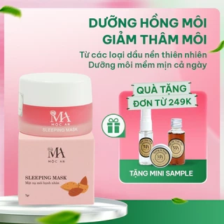 Mặt Nạ Môi Sleeping Mask Mộc An Dưỡng Hồng, Giảm Thâm Môi, Cho Đôi Môi Căng Bóng, Mềm Mịn 15g