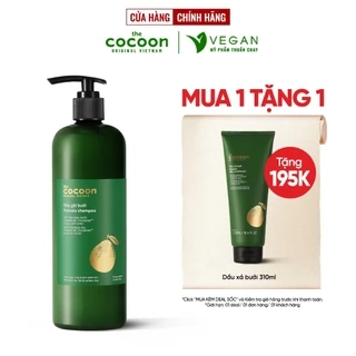 Bigsize - Dầu gội bưởi Pomelo Cocoon giúp giảm gãy rụng và làm mềm tóc 500ml Thuần chay