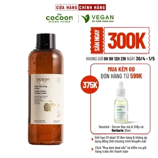 BIGSIZE - Nước tẩy trang bí đao cocoon 500ml dành cho da dầu, da mụn