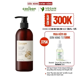 Gel tắm bí đao Cocoon 310ml (winter melon shower gel) - VEGAN - Mỹ phẩm thuần chay