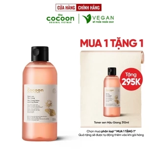 Toner Nước cân bằng da Sen Hậu Giang Cocoon 310ml thuần chay