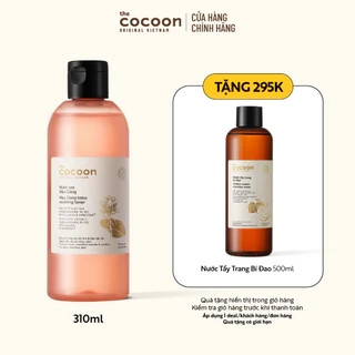 Nước sen Hậu Giang Cocoon 310ml TẶNG Nước tẩy trang bí đao 500ml