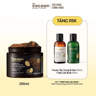 Tẩy da chết cơ thể cà phê Đắk Lắk Cocoon cho làn da mềm mại và rạng rỡ 200ml