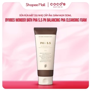 Sữa Rửa Mặt Wonder Bath PHA 5.5 PH Balancing Pha Sữa Rửa Mặt Cấp Ẩm, Sữa Rửa Mặt Giảm Mụn 130ml