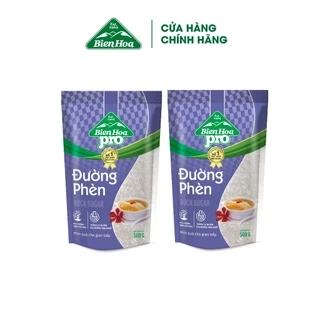 Combo 2 Túi Đường Phèn Biên Hòa Pro 500 Gram/túi