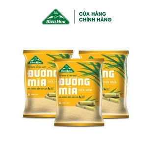 Combo 3 Túi Đường mía thiên nhiên Biên Hòa 1kg/túi