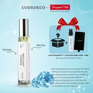 Tinh dầu thơm CODEDECO Brilliant Flower 10ml dạng xịt - Quyến rũ, Sang trọng, Nữ tính