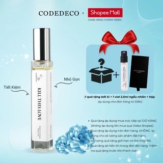 Tinh dầu thơm unisex CODEDECO Kill This Love 10ml dạng lăn - Bí ẩn, Ngọt ngào, Trưởng thành