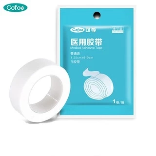 Băng Keo Dán Y Tế Cofoe Bằng Vải Không Dệt PE Giúp Băng Bó Vết Thương Kích Thước 1.25cm*910cm