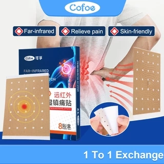 Cofoe Trung Quốc Thuốc Thạch Cao Giảm Đau Miếng Dán Giảm Đau Khớp & Cơ & Vai 8 Cái / Hộp