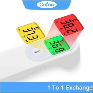 Nhiệt kế hồng ngoại kỹ thuật số Cofoe Đầu trước không tiếp xúc với nhiệt độ cơ thể có đèn nền Lcd cho bé trưởng thành
