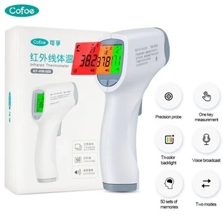 Nhiệt Kế Điện Tử Cofoe Đo Trán Không Tiếp Xúc Dễ Sử Dụng Cho Bé Tiện Dụng