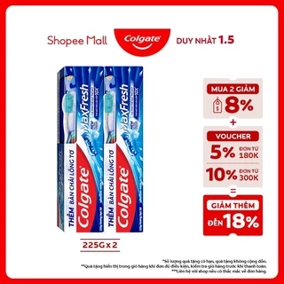 Bộ 2 Kem Đánh Răng Colgate trắng răng TRONG 3 NGÀY Optic White O2 với Oxy Hoạt Tính 85g/tuýp