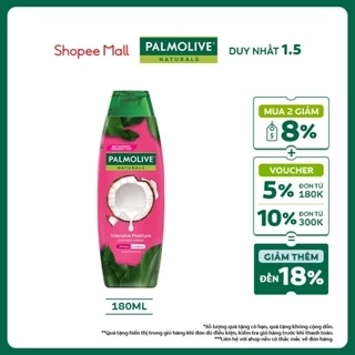Dầu gội Palmolive kèm xả 2-trong-1 chiết xuất thiên nhiên 180ml