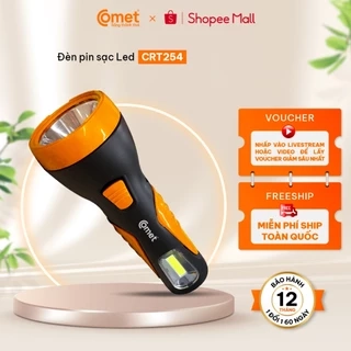 Đèn Pin Sạc Tích Điện Comet CRT456 6W Đèn Pin Cầm Tay Siêu Sáng