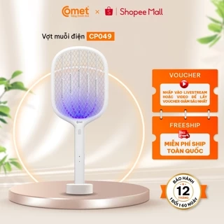 Vợt muỗi điện Comet CP049 Pin Lithium 500mAh sạc 2h dùng 10 ngày BH 12T cổng sạc type C