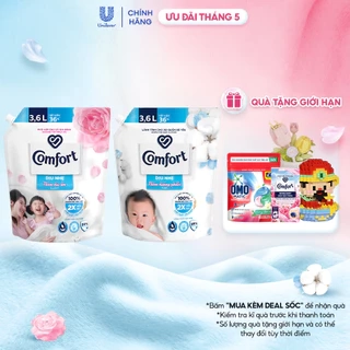 Nước Xả Vải Comfort Dịu Nhẹ Túi 3,6L