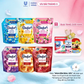 Nước Xả Vải Comfort Thơm Mát Gấp 10 Lần / Hương Nước Hoa 100 Giờ Lưu Hương Túi 3.7L/3.1L