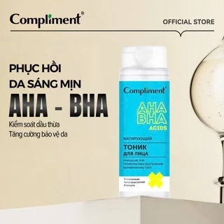 Toner Compliment No Problem Dưỡng Ẩm - Nước Hoa Hồng Lotion Cho Da Dầu Mụn 200ml