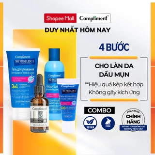 Bộ Chăm Sóc Da Giảm Sưng Viêm Mụn, Tẩy Da Chết BHA Salicylic Compliment