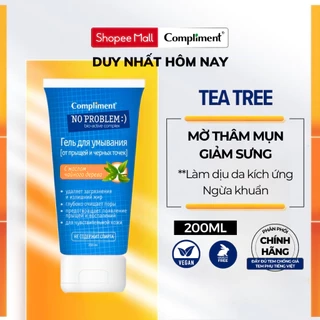 Gel Rửa Mặt BHA Compliment No Problem Làm Sạch Sâu, Ngừa Mụn 200mL