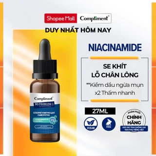 Serum Compliment No problem AHA-BHA-PHA Giảm Mụn, Mờ Thâm, Se Lỗ Chân Lông Cho Da Dầu Mụn 27ml