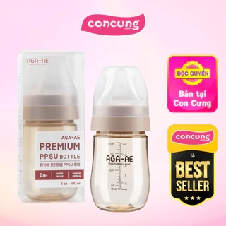 Bình sữa PPSU Aga-ae 180ml (Beige)