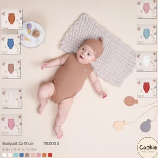 Bộ Bodysuit COOKIE Củ Khoai Cho Bé Size Từ 3 Tháng Đến 12 Tháng