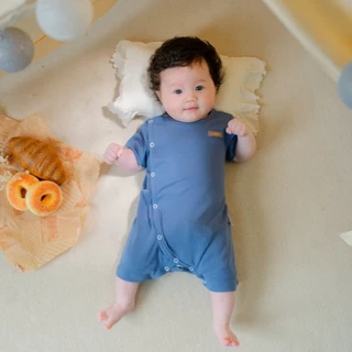 Bộ Liền Thân Cho Bé COOKIE, Romper VẠT LỆCH Từ Newborn Tháng Đến 9 Tháng 2025
