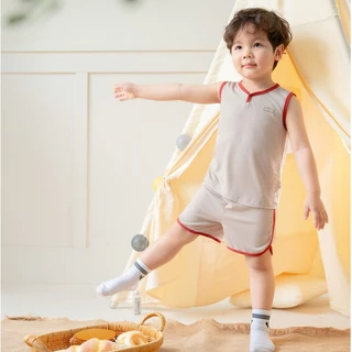 Bộ Sát Nách Cho Bé COOKIE, Bộ Sporty Phối Viền Từ 6 Tháng Đến 5 Tuổi 2025