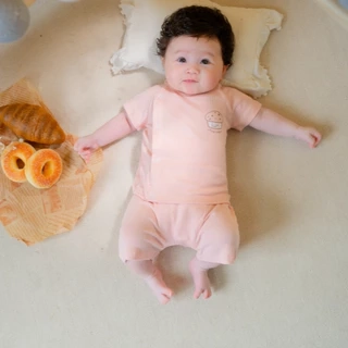 Bộ Sơ Sinh COOKIE Vạt Lệch In Hình Cho Bé Từ Newborn Đến 9 Tháng 2025