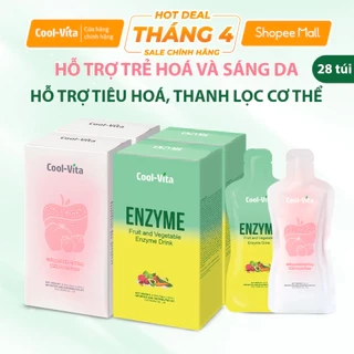Combo Bộ 2 Hộp Collagen Uống Hỗ Trợ Trẻ Hóa Sáng Da & 2 Hộp Nước Uống Bổ Sung Enzyme Hỗ Trợ Tiêu Hoá, Thanh Lọc Cơ Thể
