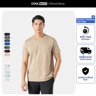 Áo thun nam TShirt Basic Cotton 100% 220gsm dày dặn mềm mại Coolmate