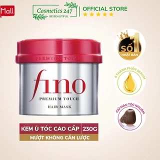 Kem Ủ Tóc Fino Premium Touch 230g Giúp Tóc Phục Hồi, Suôn Mượt