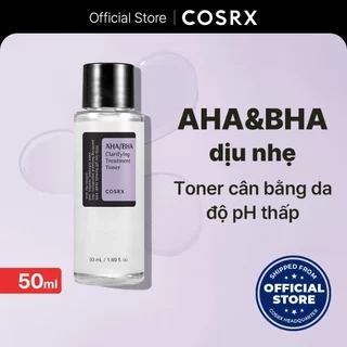 Toner AHA/ BHA tẩy tế bào chết làm sáng da giảm mụn hiệu quả dung tích 50ml