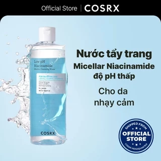 Nước tẩy trang COSRX Micellar Niacinamide làm sạch sâu dưỡng ẩm làm mềm mịn làn da 400ml