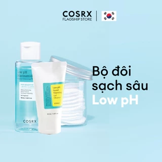 Combo Low pH Mini Làm Sạch Da Nước Tẩy Trang Niacinamide 100ml Sữa Rửa Mặt Tràm Trà 50ml