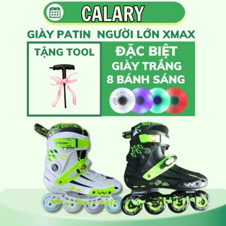Giày Patin Người Lớn COUGAR[CENTOSY] Weiqiu Xmax - Form Chắc Chắn, 8 Bánh Đèn Sáng