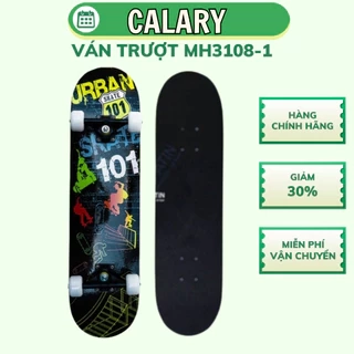 Ván Trượt Cougar- Skateboard Cao Cấp MH3108-1 Họa Tiết Năng Động, Chất Kiệu Gỗ Ép 7 Lớp Cao Cấp