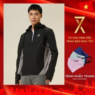 Áo Khoác Dù UV Pro Nam Chống Nắng Couple TX Phối Màu Sun Mate Nón Tháo Rời MOK 1061