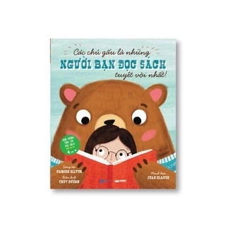 Sách - Gấu là bạn đọc tuyệt vời nhất - Crabit Kidbooks - cho bé từ 4 tuổi