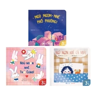 Sách kỹ năng - Đi ngủ nào bé ngoan ơi - Bộ 3 cuốn ( 0-3 tuổi) - Crabit Kidbooks
