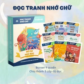 Sách phát triển tư duy - Đọc tranh nhớ chữ - sách thơ cho bé tập đọc Crabit Kidbooks